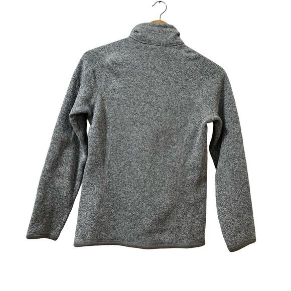 Patagonia Womens Better 1/4 Zip Fleece Sweater Size XS Gray Johns Hopkins LOGO - Picture 3 of 7